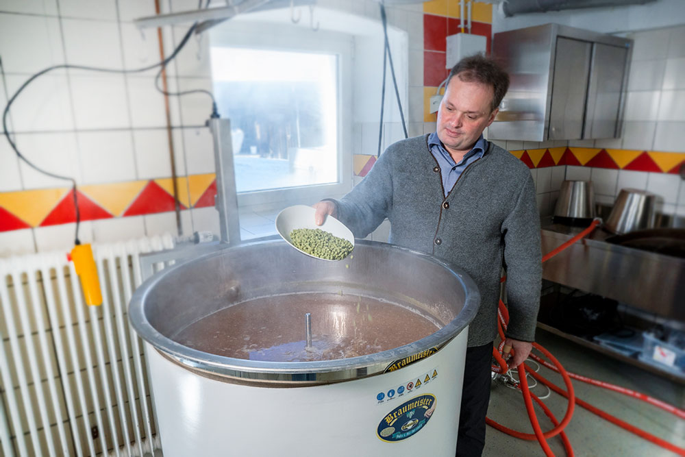 Bierbrauen in Pfendhub